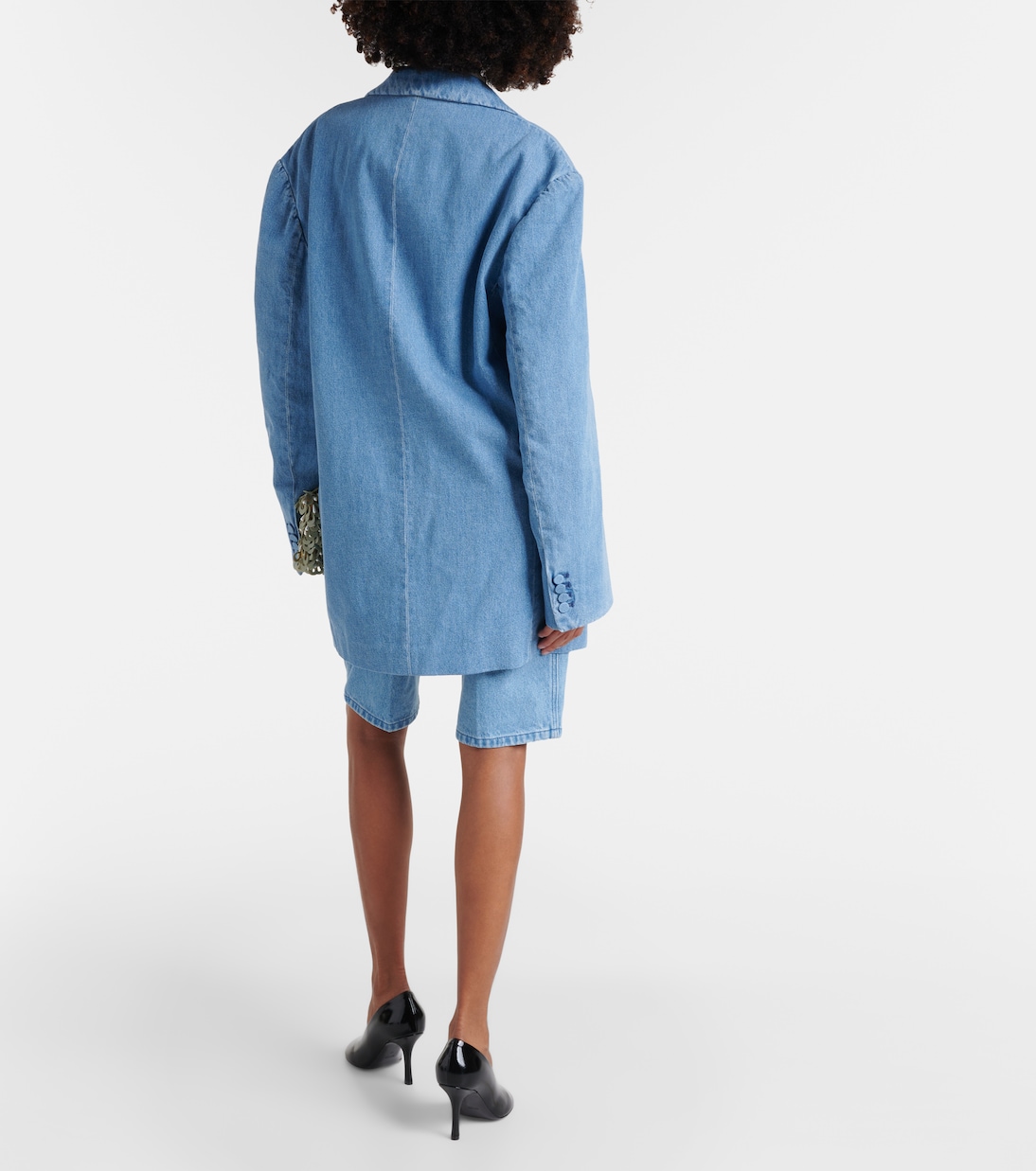 Blazer oversize di jeans | Dries Van Noten