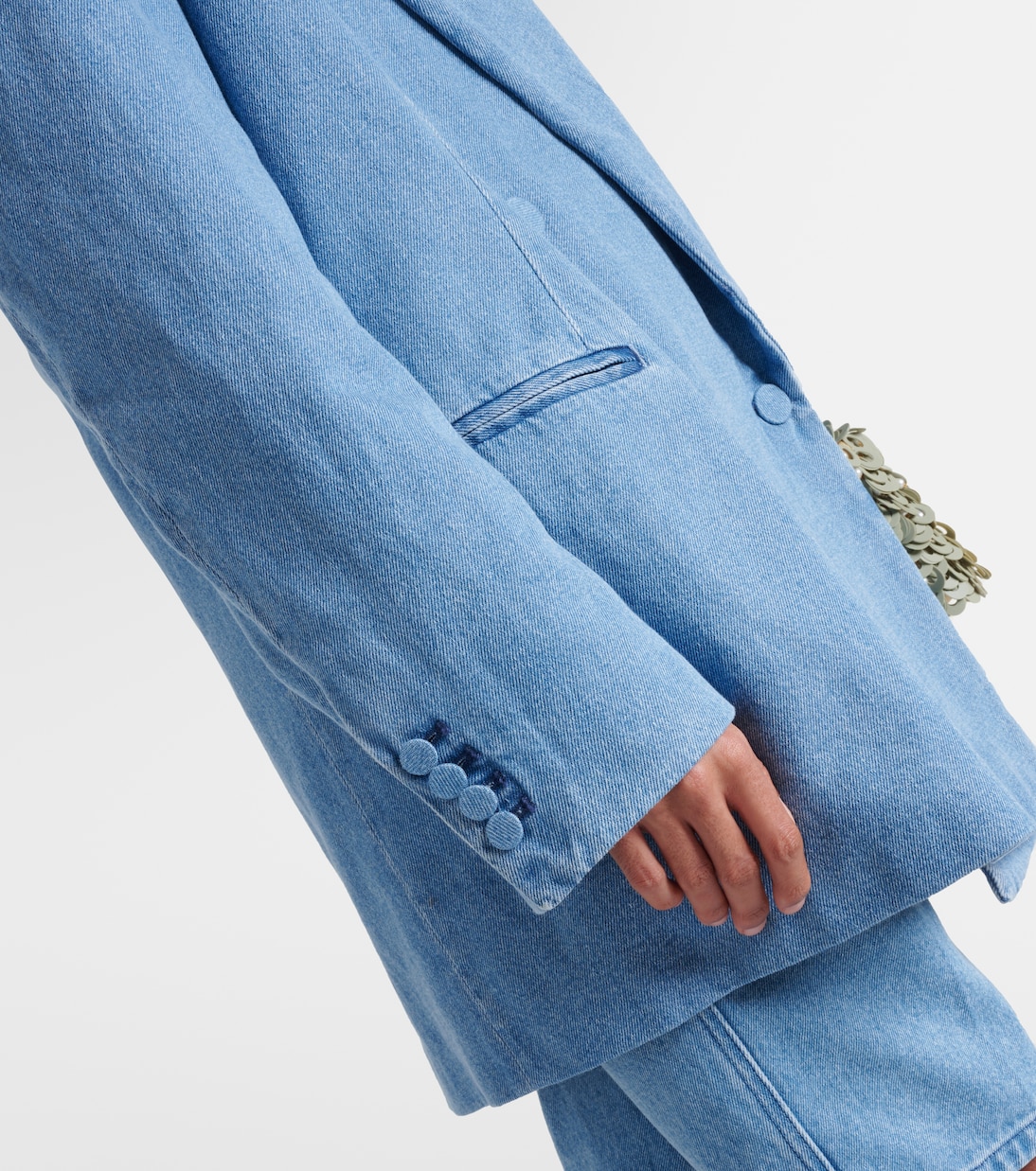 Blazer oversize di jeans | Dries Van Noten