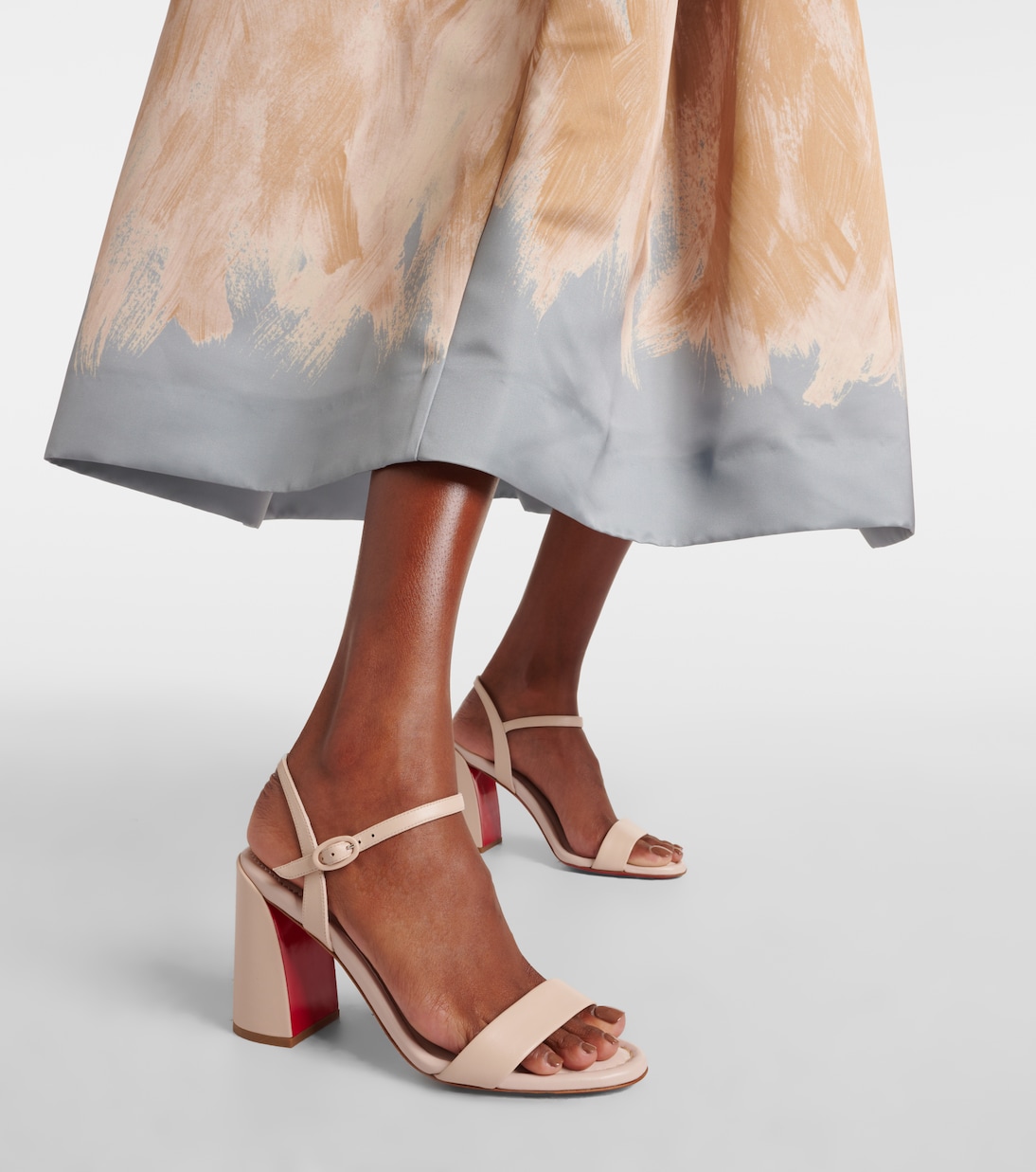 Slingback-Sandalen Miss Jane 85 aus Leder | Christian Louboutin