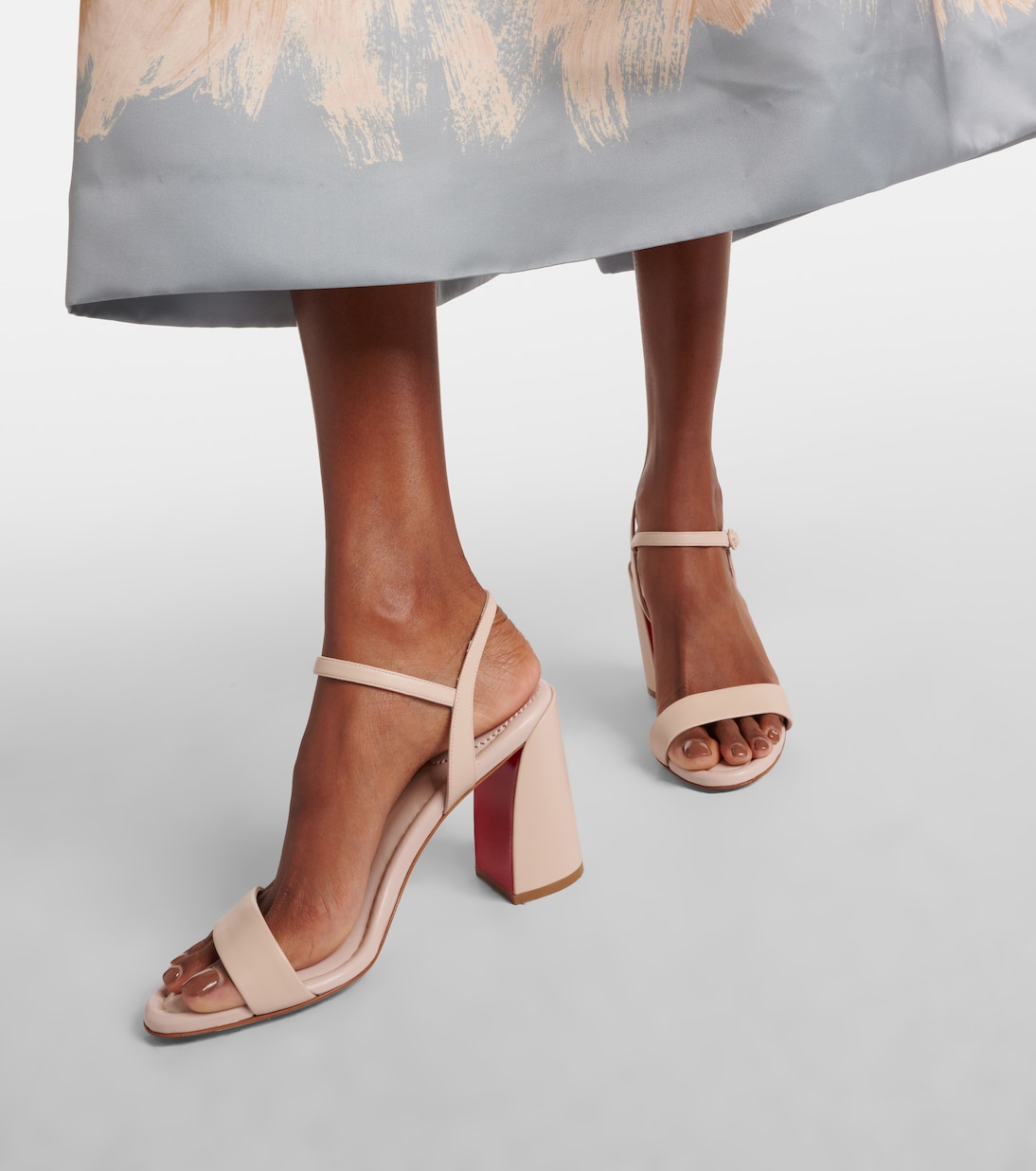 Slingback-Sandalen Miss Jane 85 aus Leder | Christian Louboutin