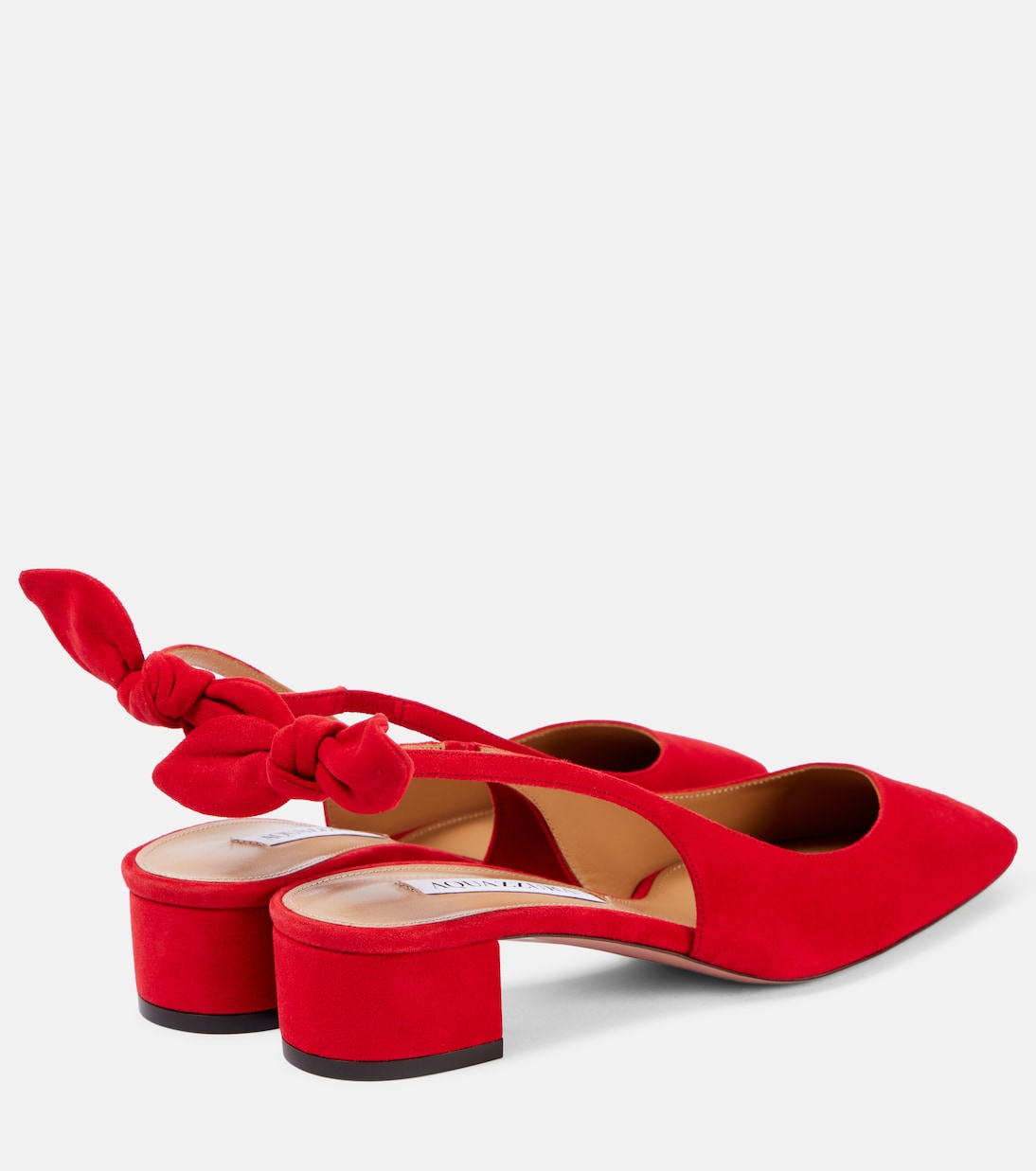 Pumps slingback Very Bow in suede | Aquazzura