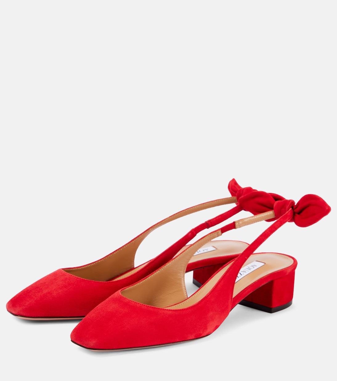 Pumps slingback Very Bow in suede | Aquazzura