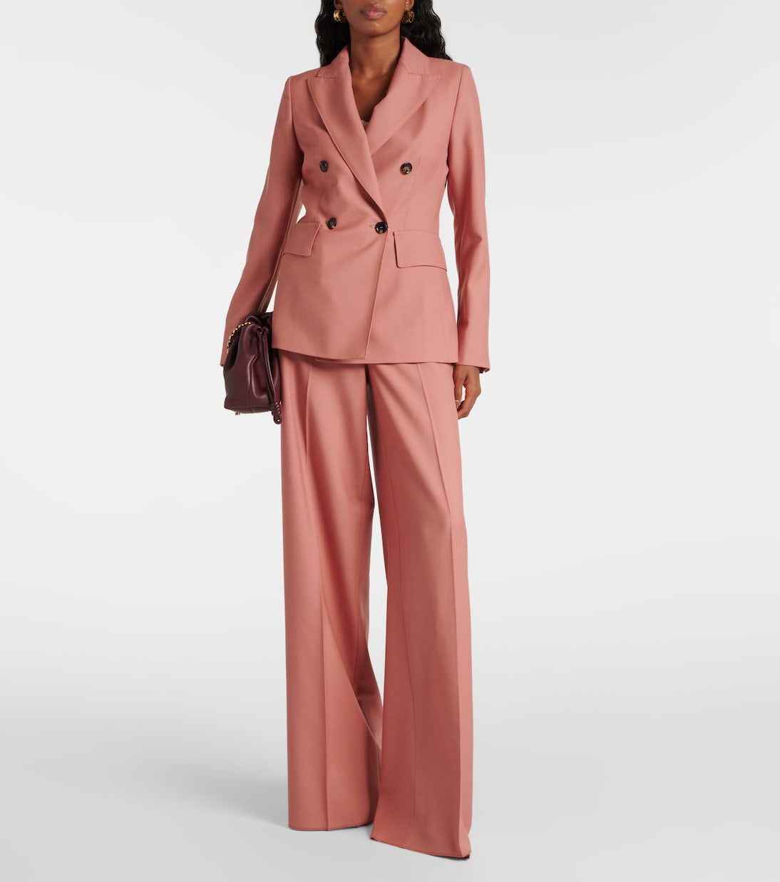 Pantalon ample Senna en laine | Max Mara