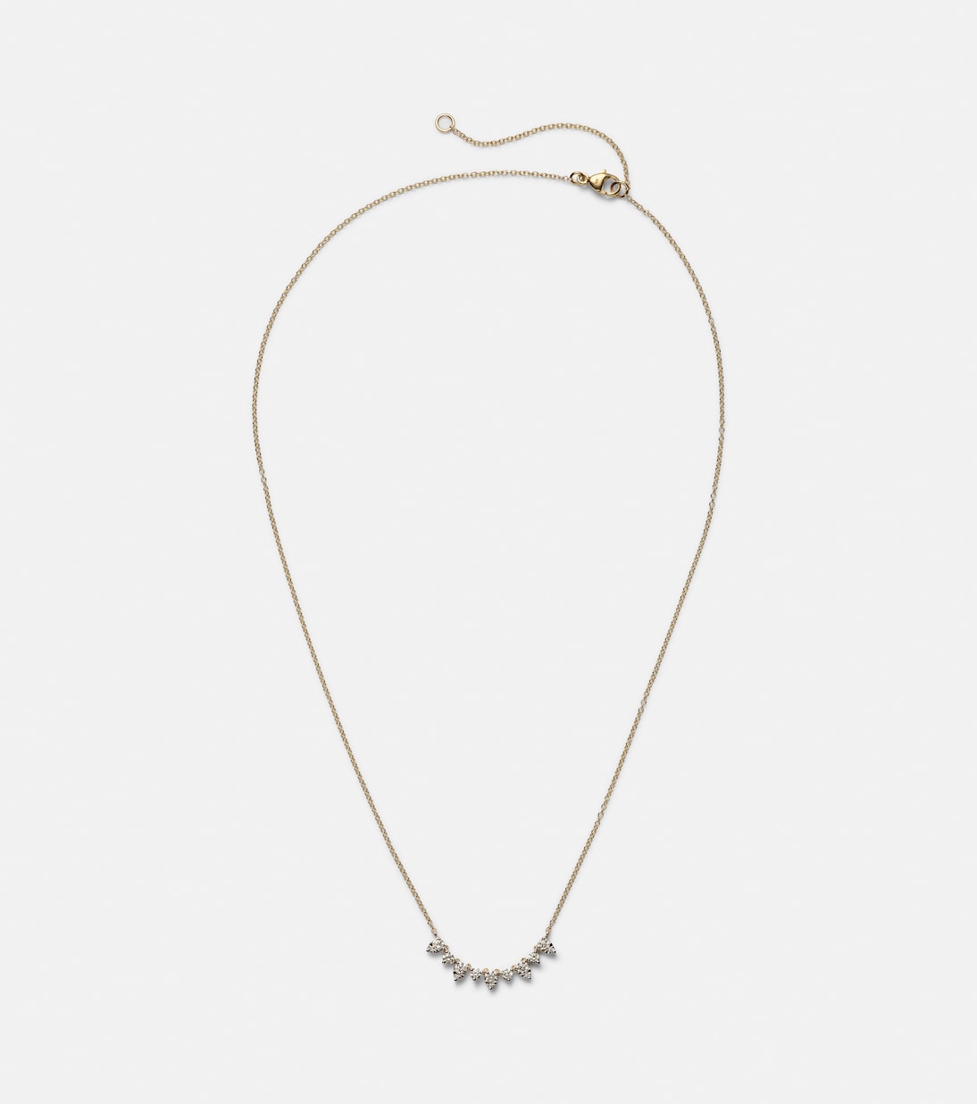 Collier Perfect Pear en or 10 ct et diamants | Stone and Strand