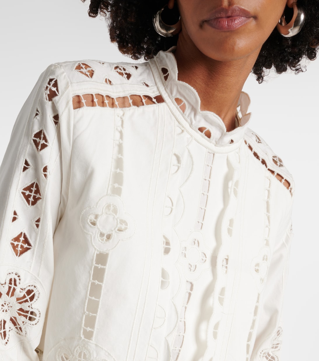 Besticktes Minikleid Praline aus Baumwolle | Isabel Marant