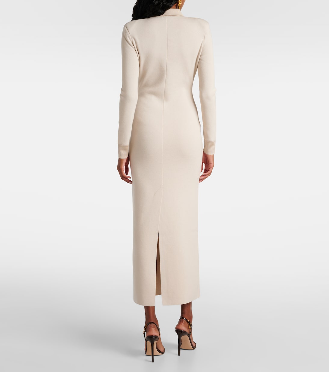 Wool and silk-blend polo dress | Tom Ford