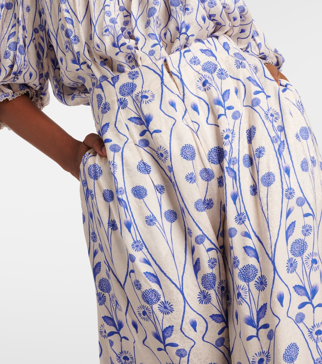 Pantaloni a palazzo Pinon con stampa | Agua by Agua Bendita