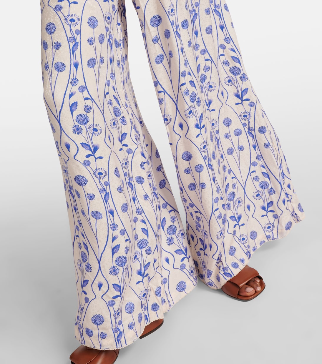Pantaloni a palazzo Pinon con stampa | Agua by Agua Bendita
