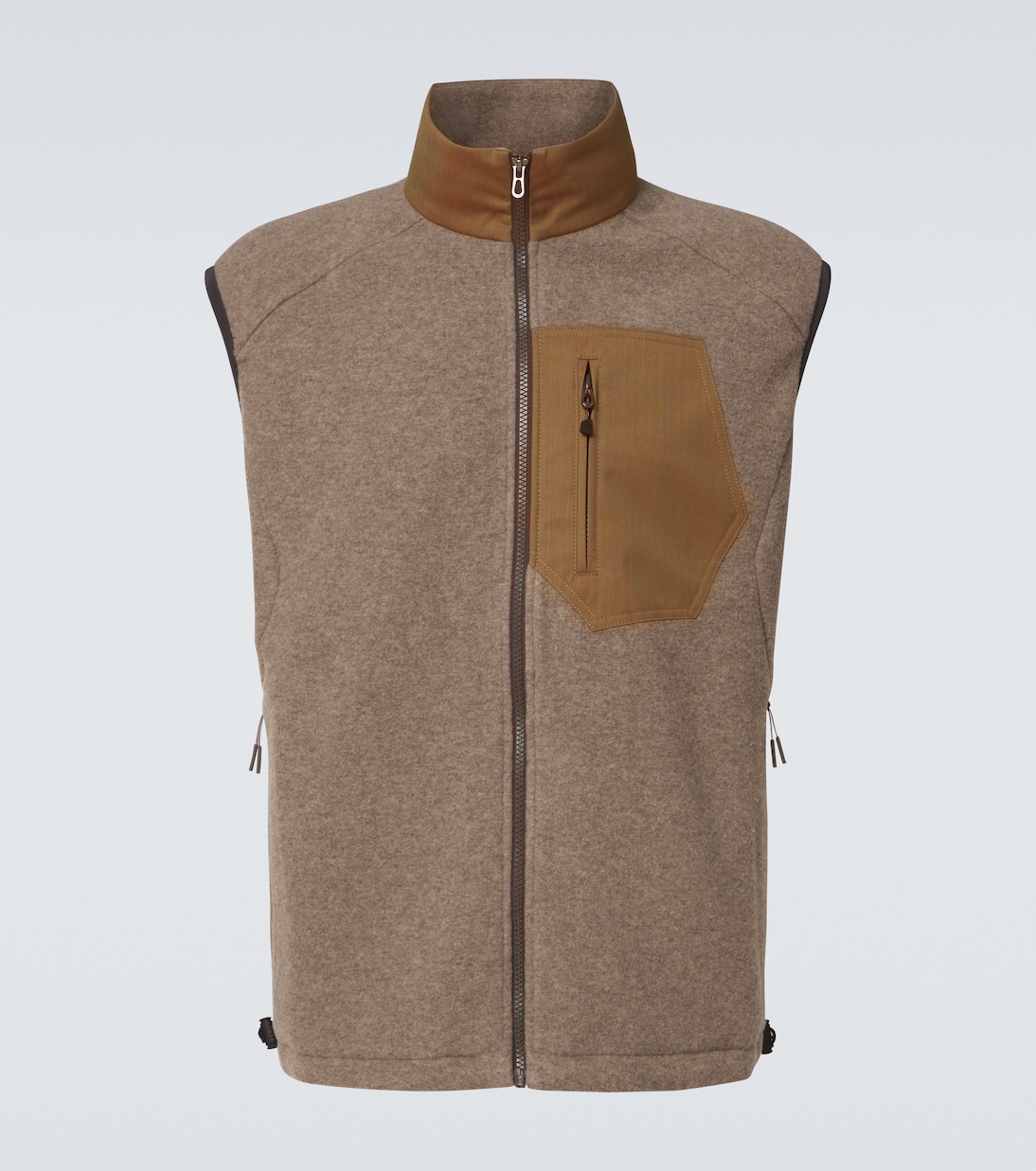 Wool and cashmere-blend fleece vest | Sease