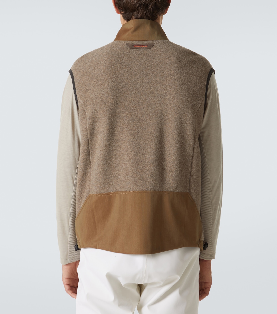Wool and cashmere-blend fleece vest | Sease