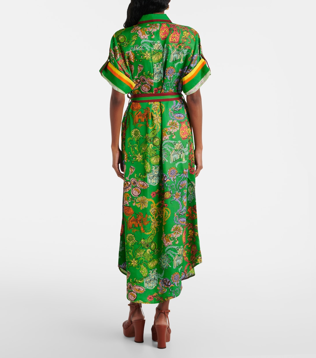 Bedrucktes Hemdblusenkleid Fiesta | Alémais