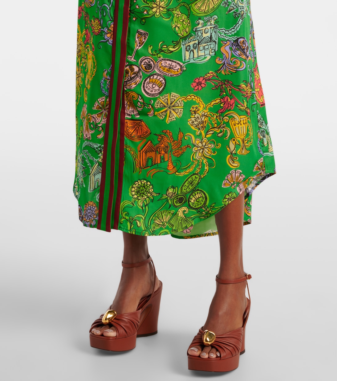 Bedrucktes Hemdblusenkleid Fiesta | Alémais