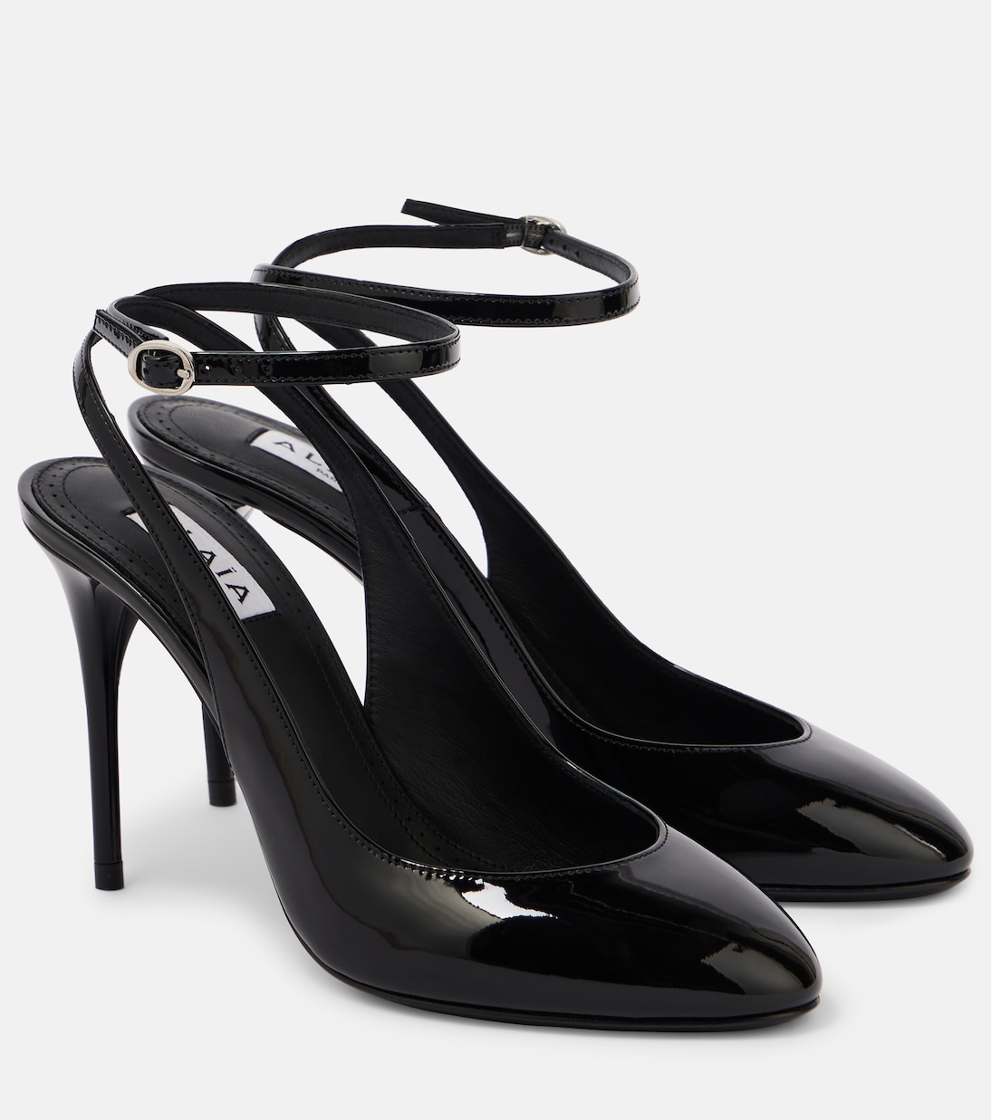 Escarpins Décolleté 90 en cuir verni | Alaïa