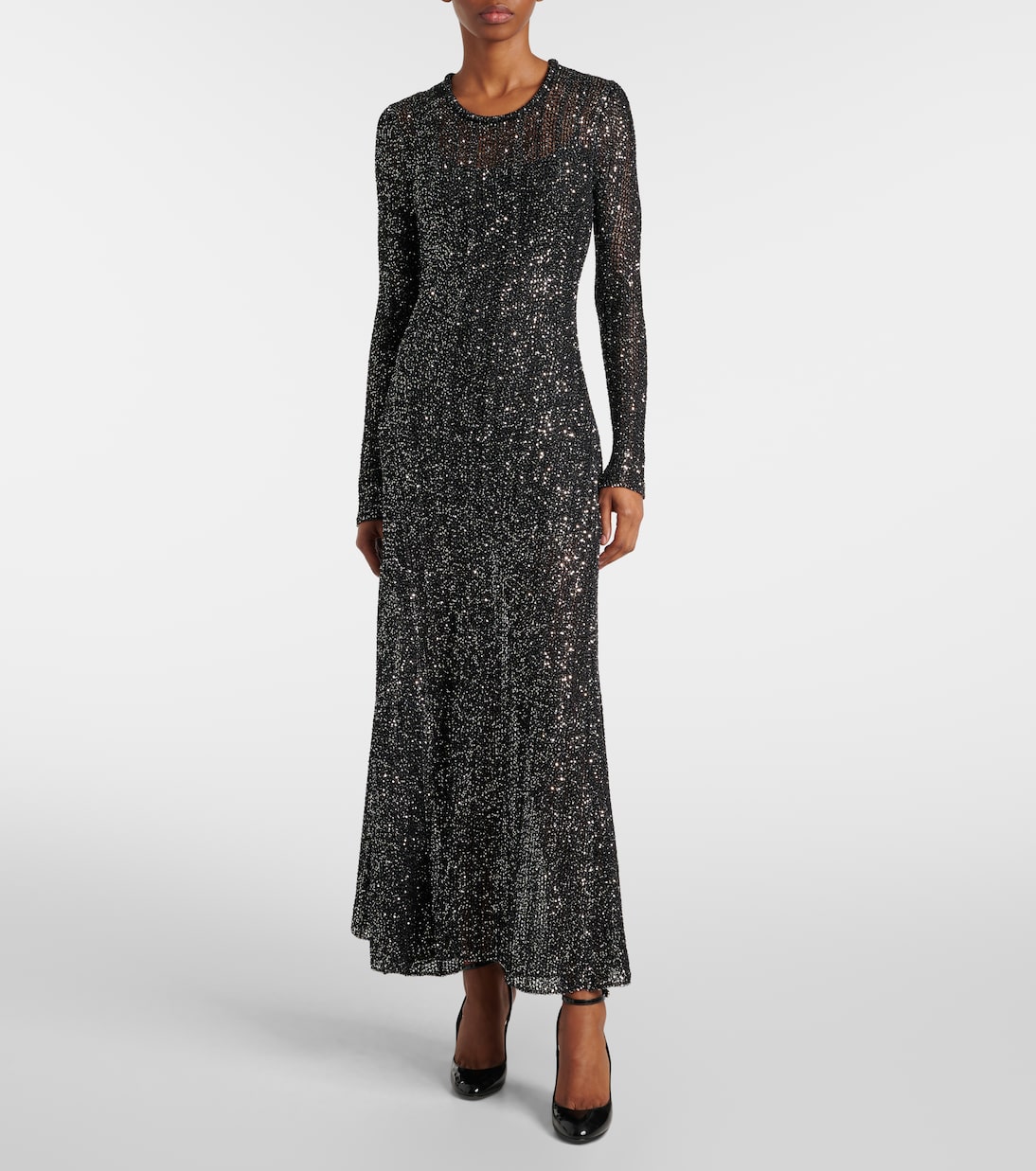 Escarpins Décolleté 90 en cuir verni | Alaïa