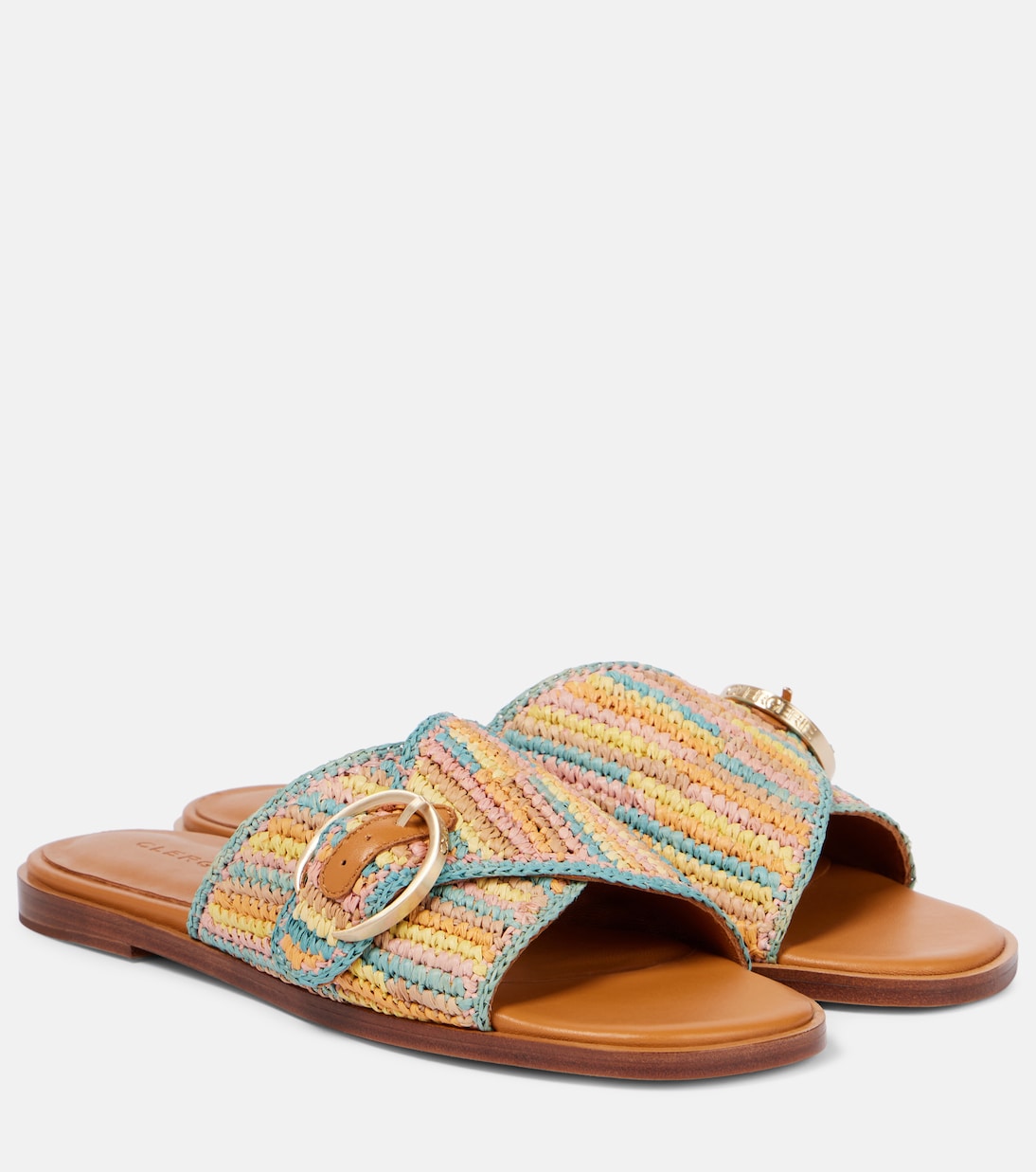 Irme raffia slides | Clergerie
