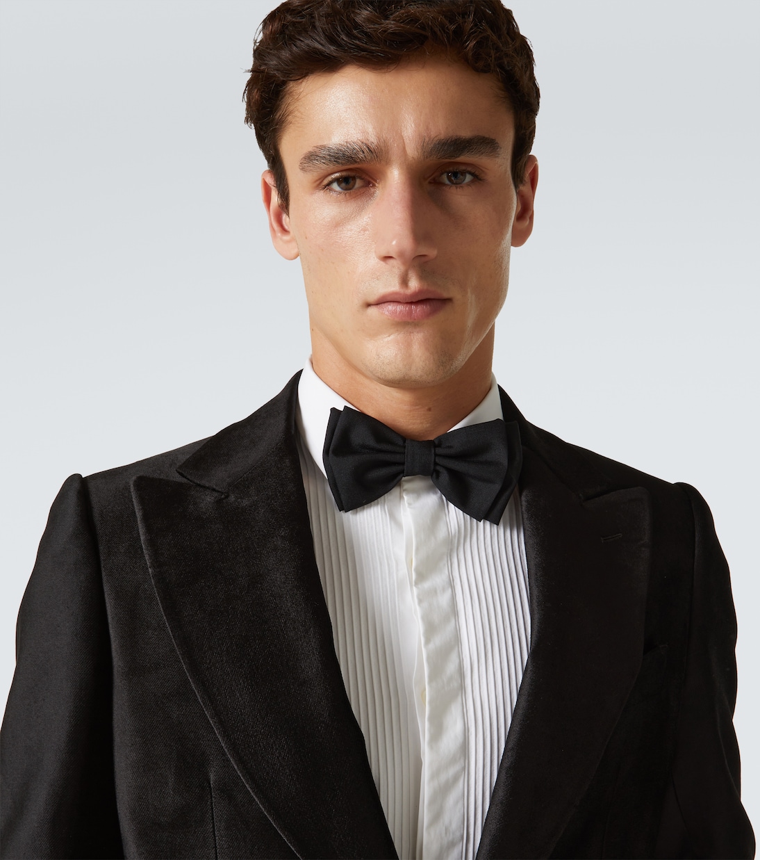 Wool and mohair bow tie | Lardini