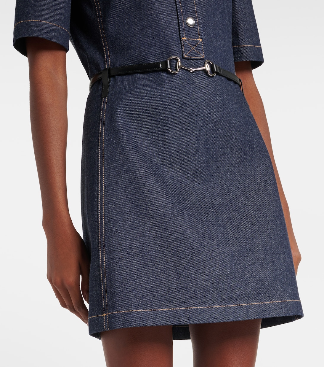 Robe Horsebit en jean | Gucci