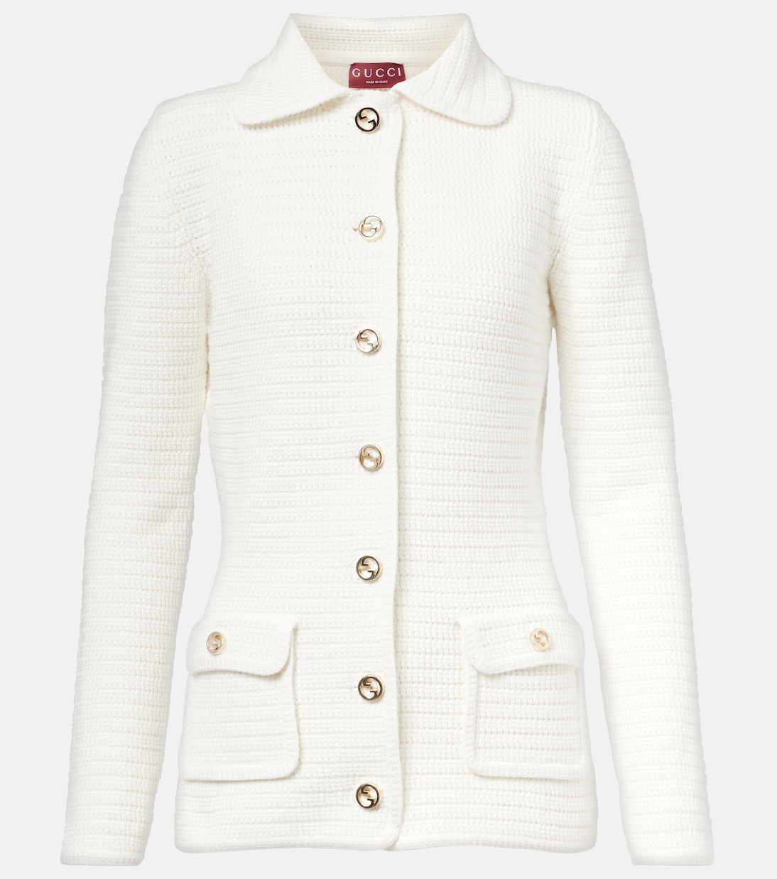 Cardigan Interlocking G in misto cotone | Gucci