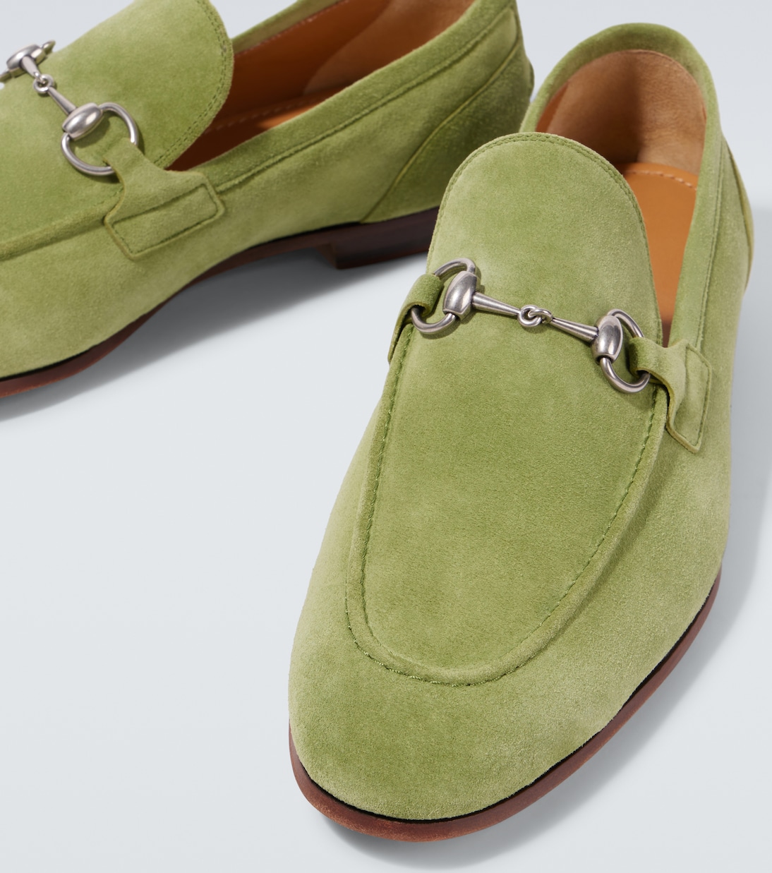 Mocassins Jordaan Horsebit en daim | Gucci