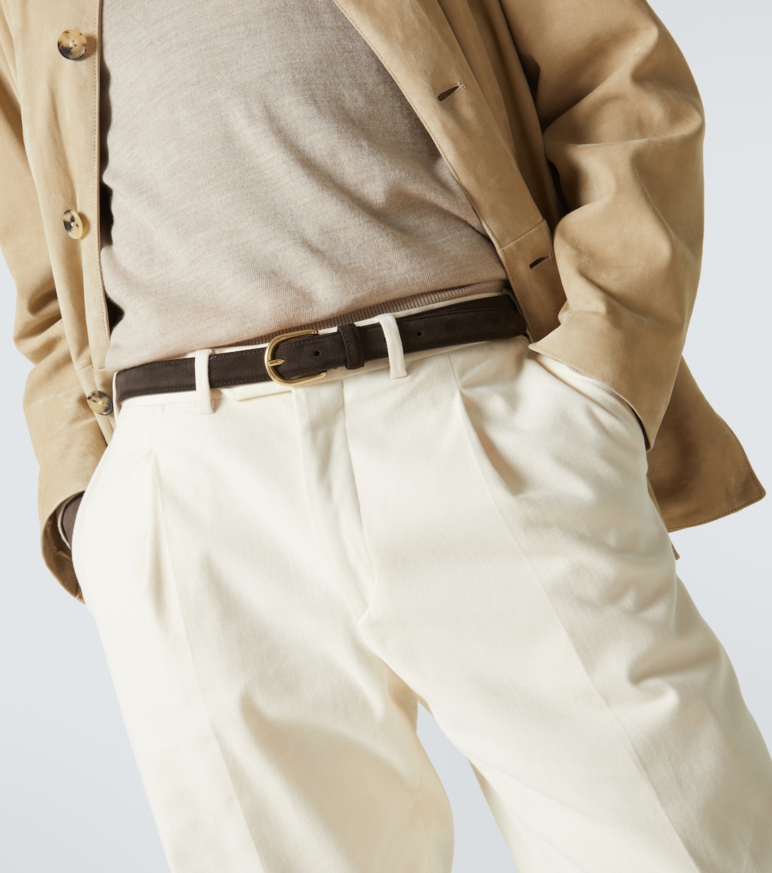 Ceinture Cardon en daim | Saman Amel