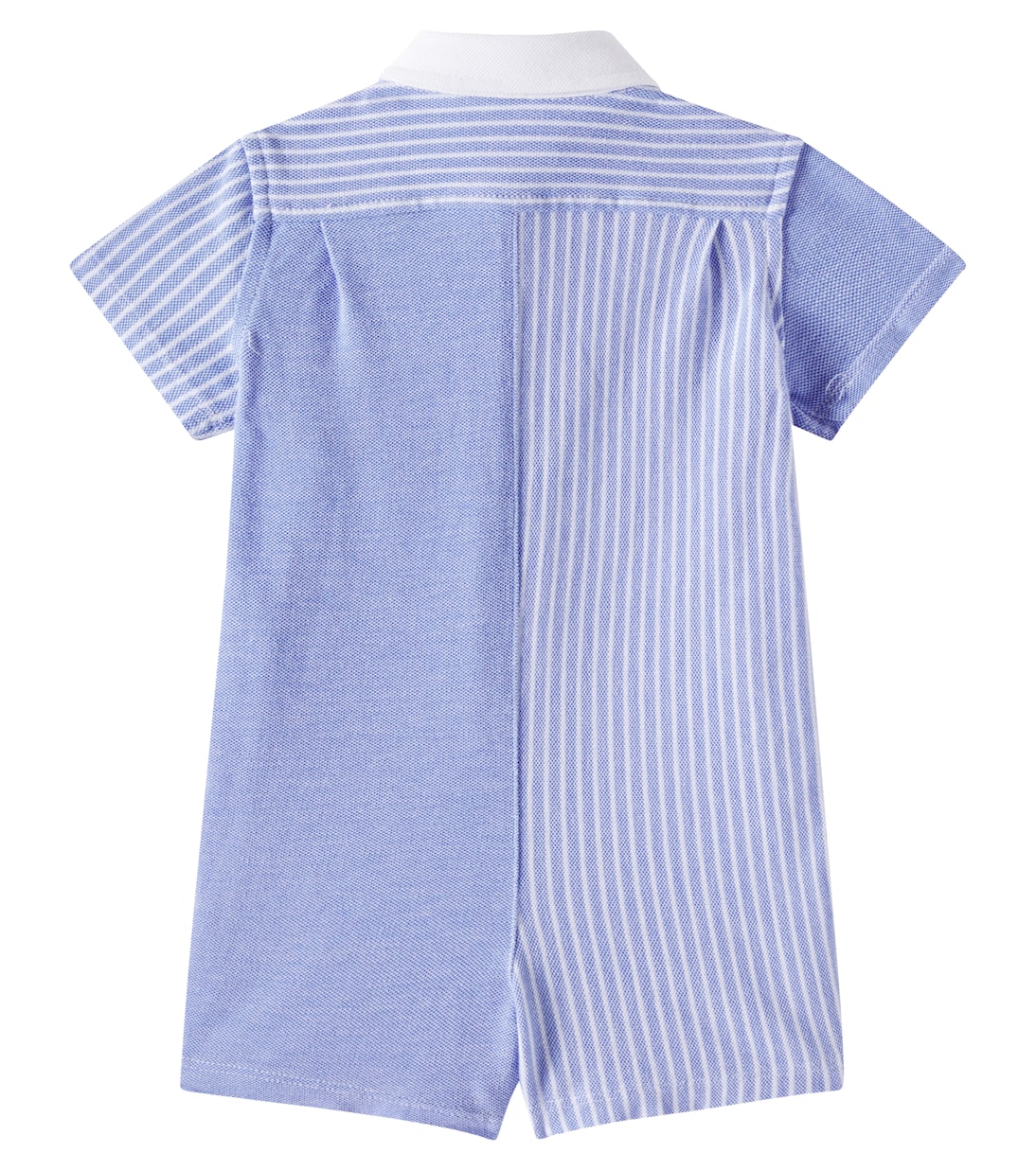 Baby patchwork cotton piqué playsuit | Polo Ralph Lauren Kids