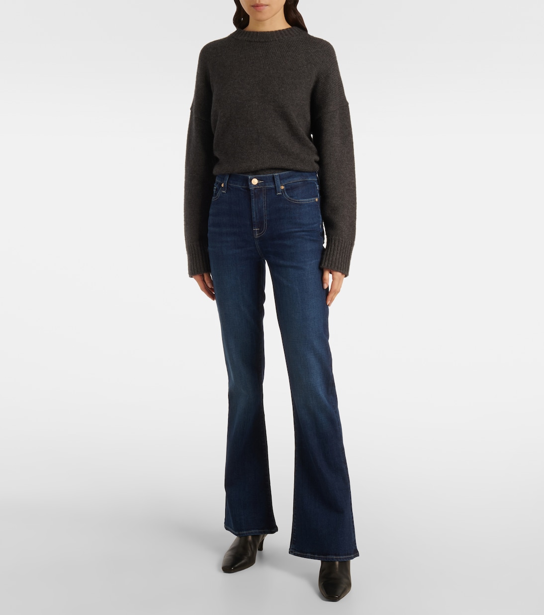 Jean flare Ali à taille haute | 7 For All Mankind
