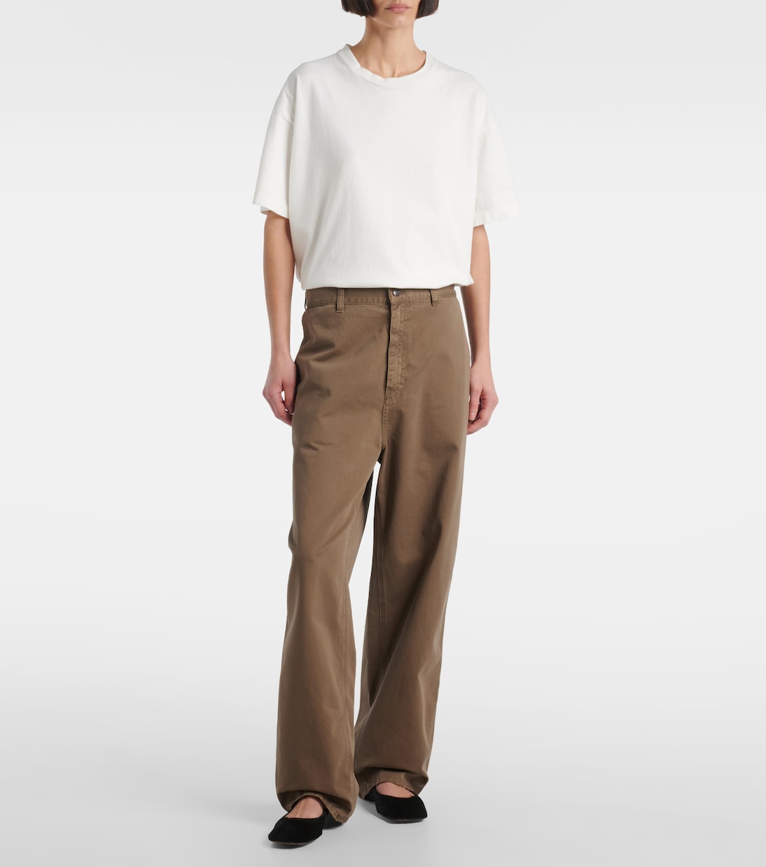 Sharka cotton wide-leg pants | The Row