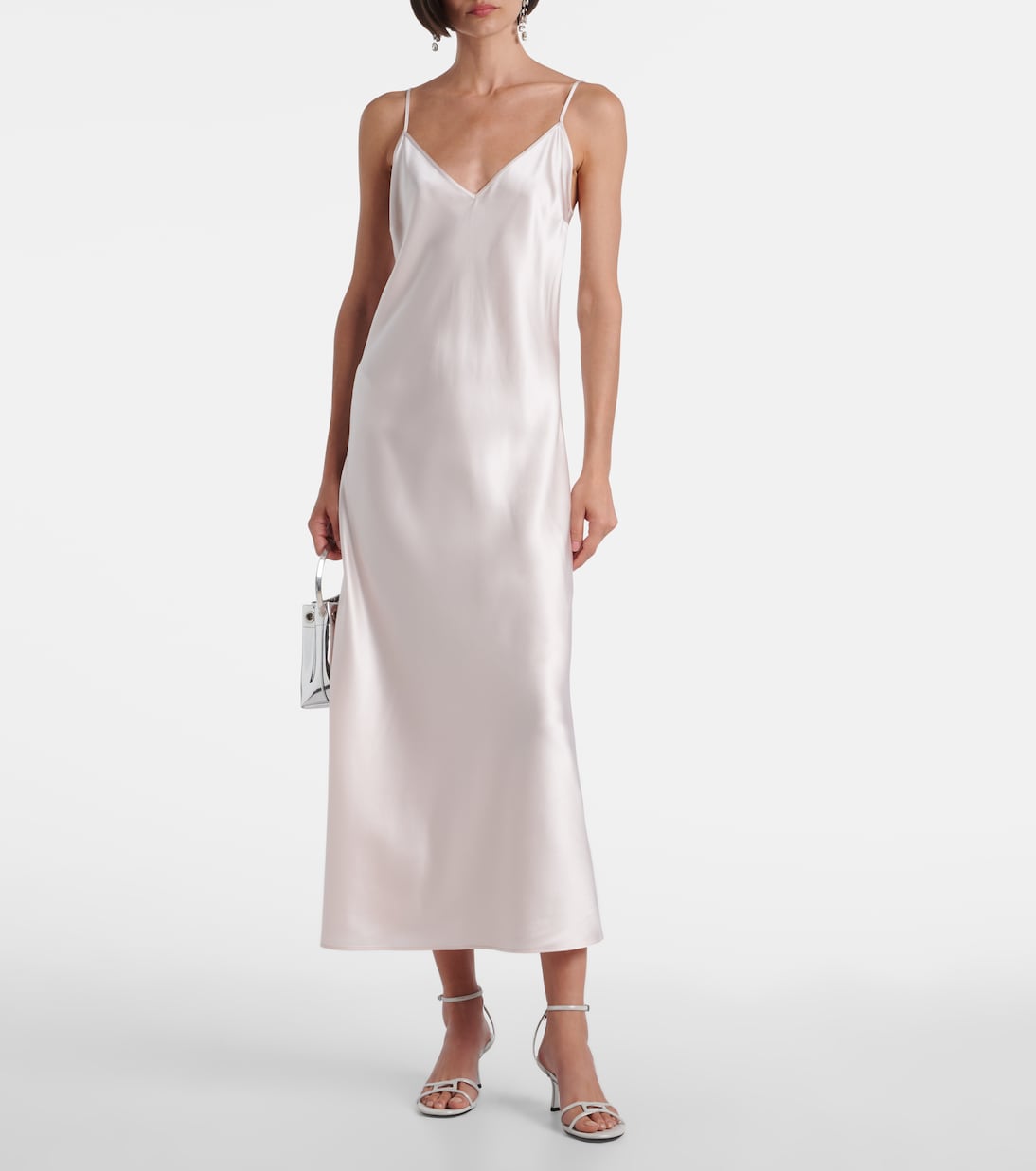 Silk satin slip dress | Joseph