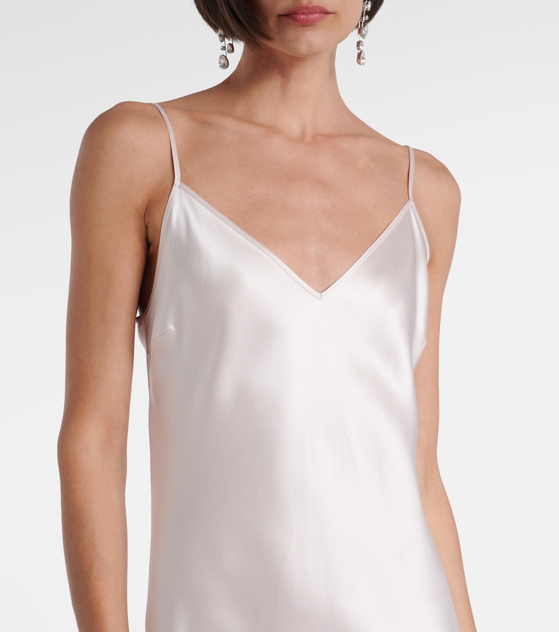 Silk satin slip dress | Joseph