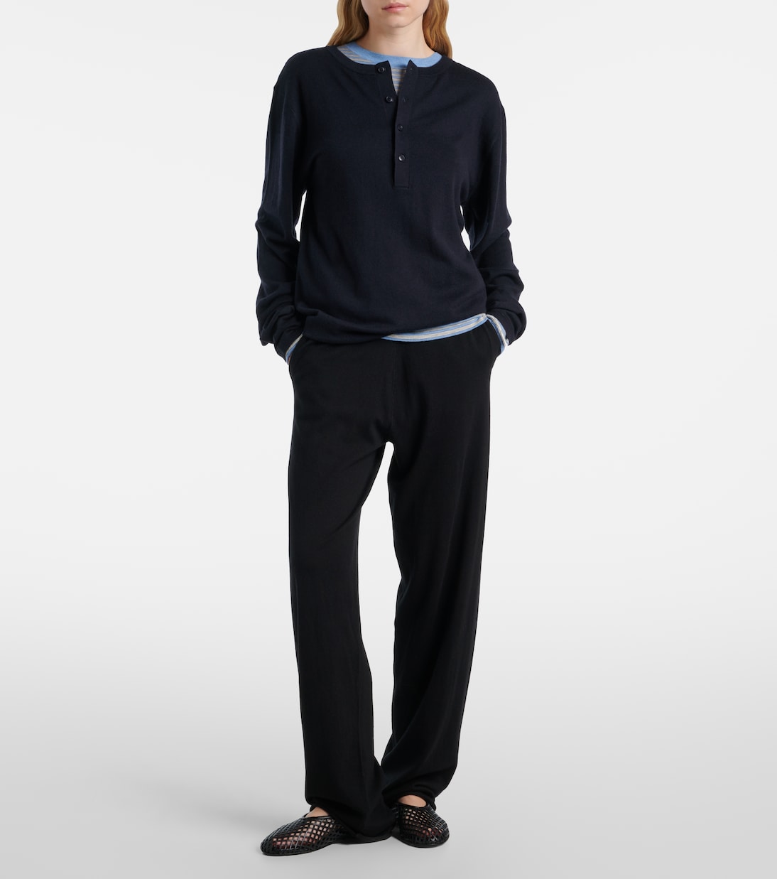 Camicia N°370 Herman in cotone e cashmere | Extreme Cashmere