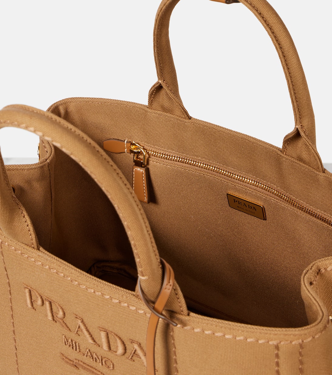 Borsa Giardiniera Medium in canvas | Prada