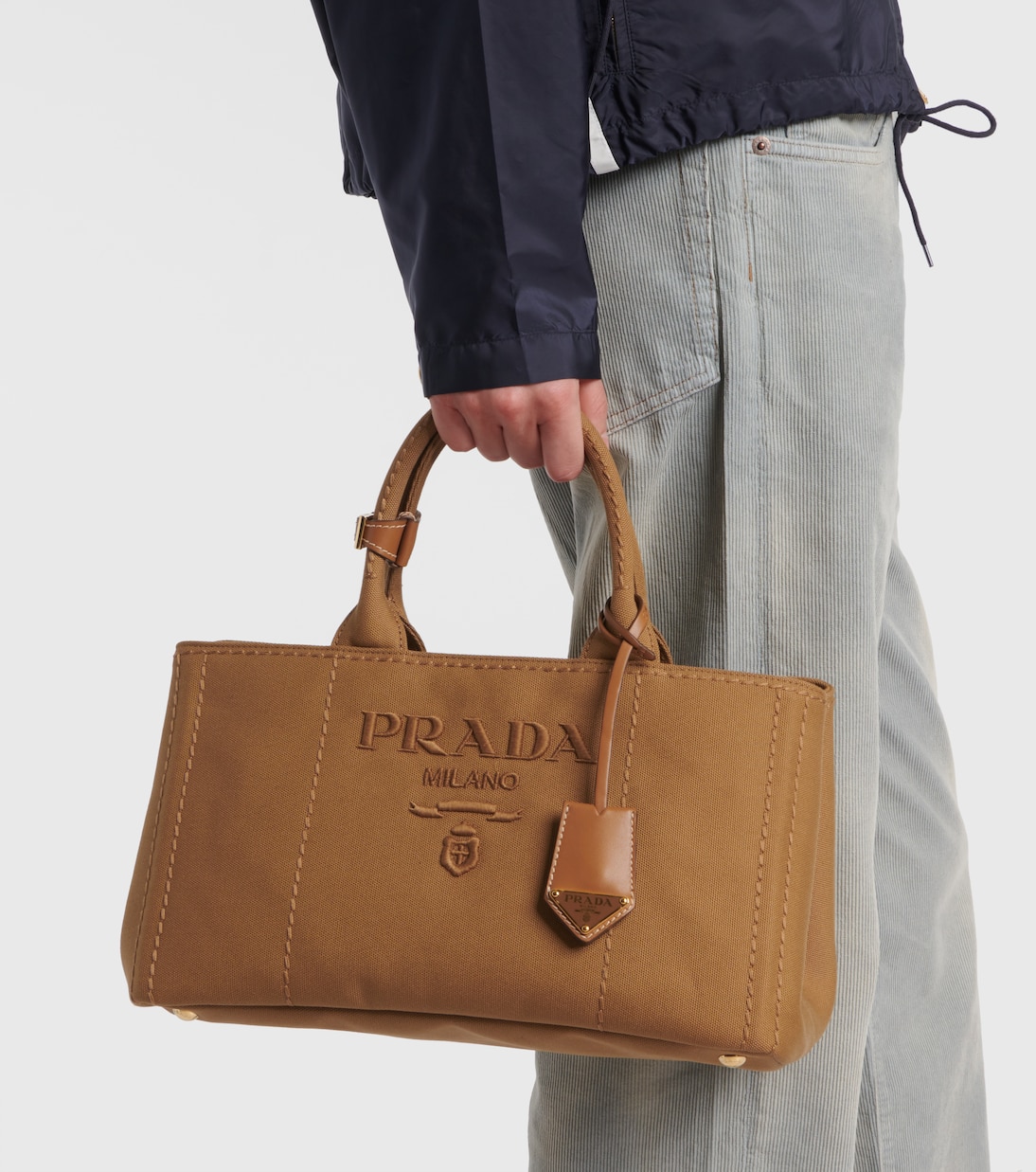Borsa Giardiniera Medium in canvas | Prada