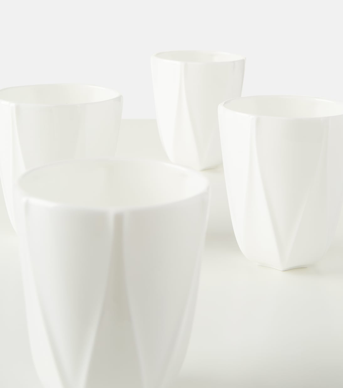 Folio set of 4 bone china vessels | Zaha Hadid Design