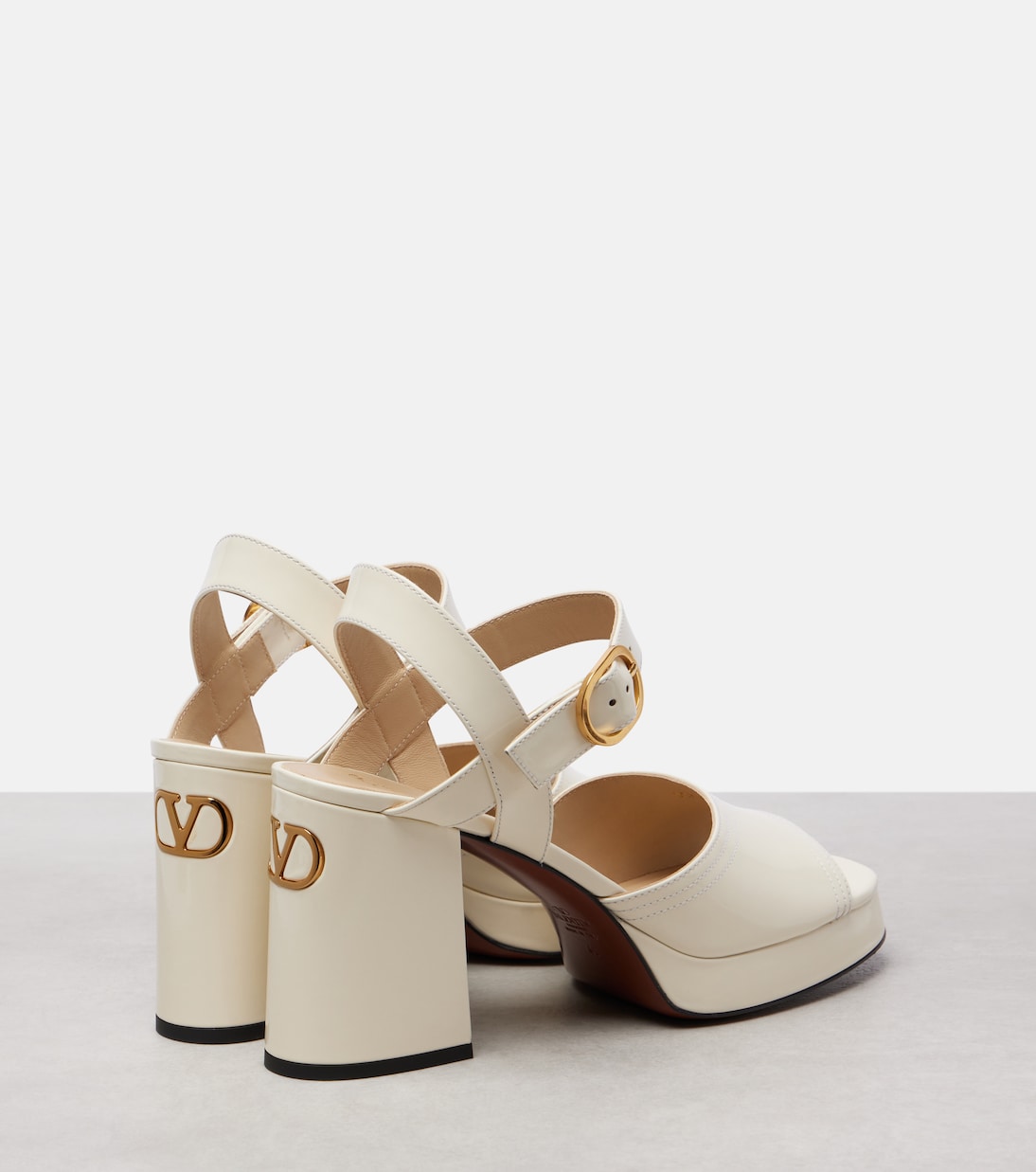 Plateausandalen Fawcette 100 aus Leder | Valentino Garavani
