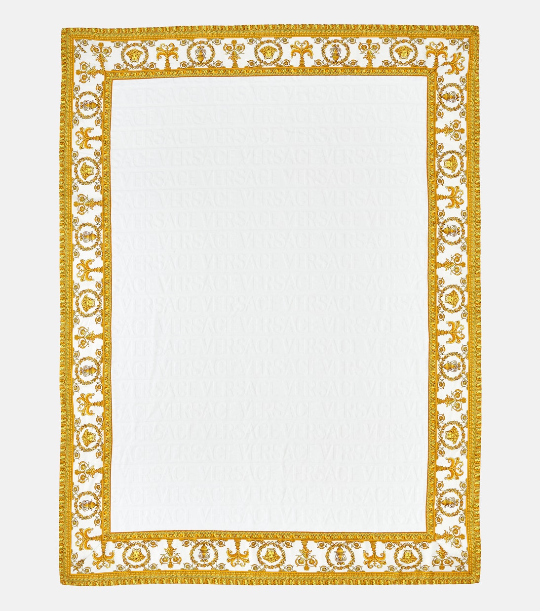 Toalla de playa Versace Allover de rizo de algodón | Versace Home