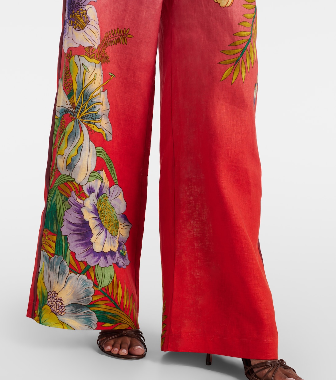 Inez ombré linen wide-leg pants | Alémais