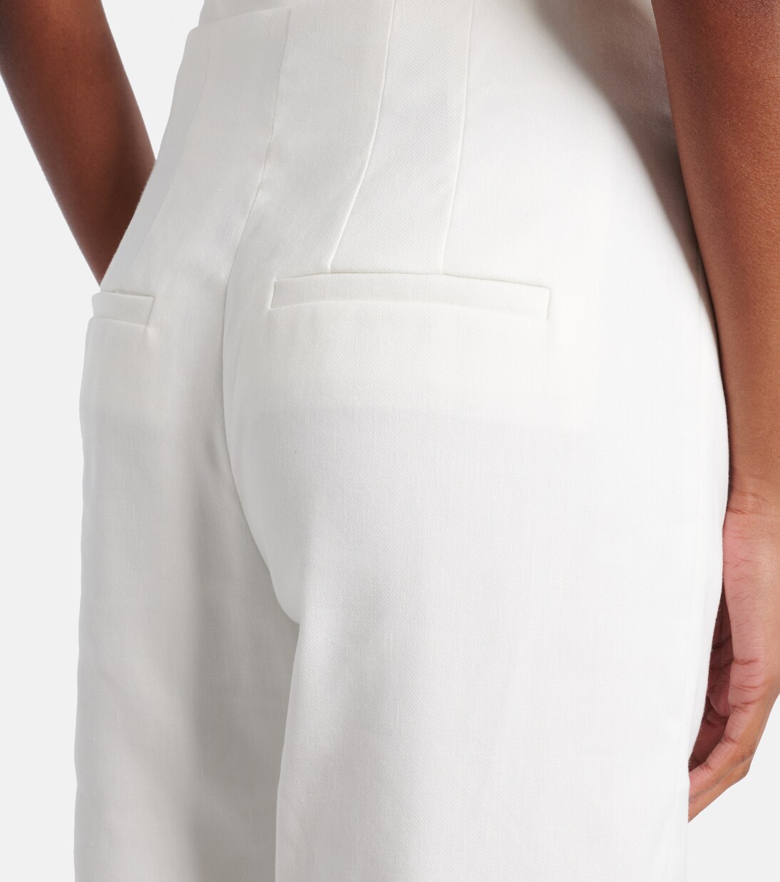 Jude linen-blend wide-leg pants | Veronica Beard