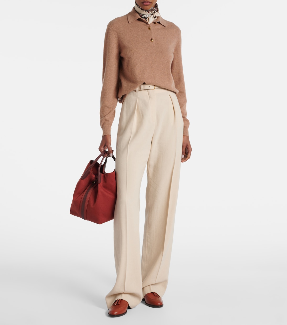 Cashmere polo sweater | Loro Piana