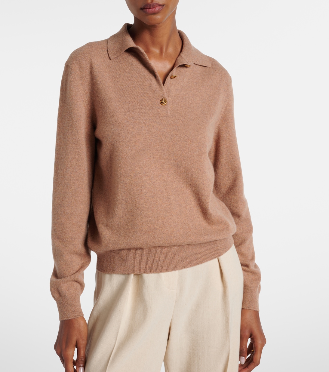 Cashmere polo sweater | Loro Piana
