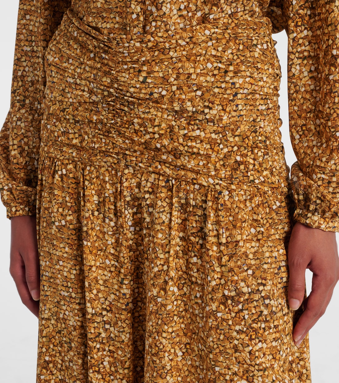Syana printed silk-blend maxi skirt | Isabel Marant
