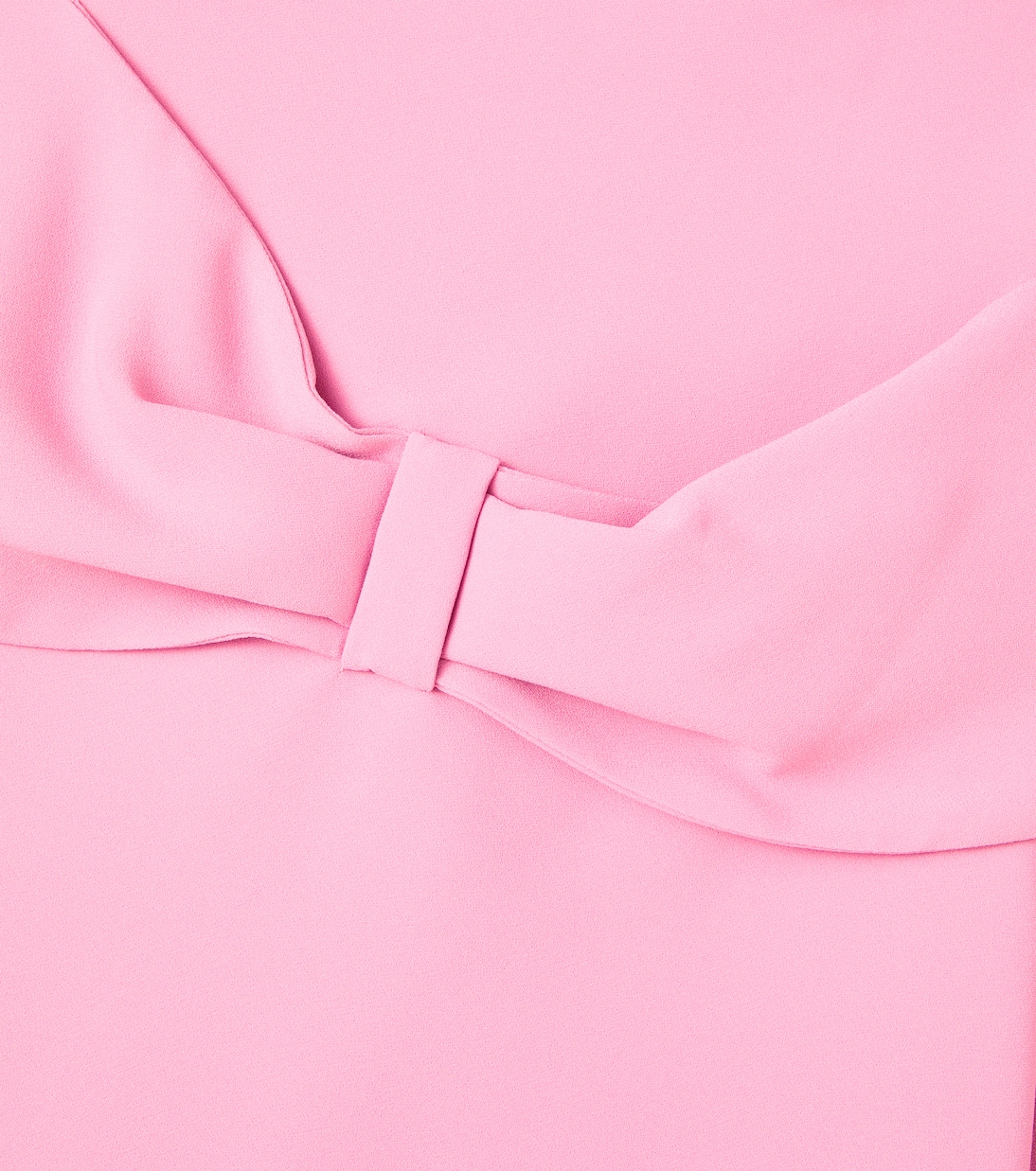 Bow-detail crêpe dress | Patachou
