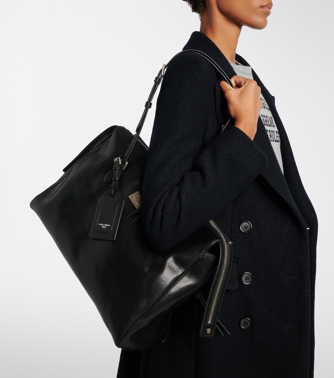 Vittoria leather tote bag | Dolce&Gabbana