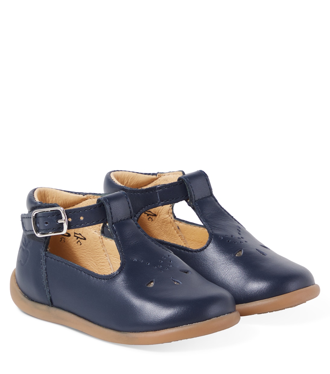 Schuhe Stand-Up Salome aus Leder | Pom d'Api