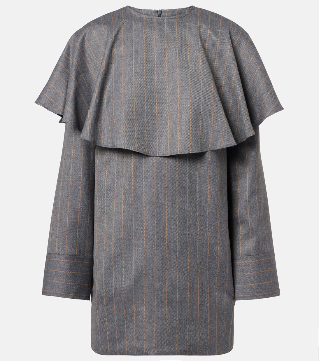 Vestido corto con raya diplomática | Ganni