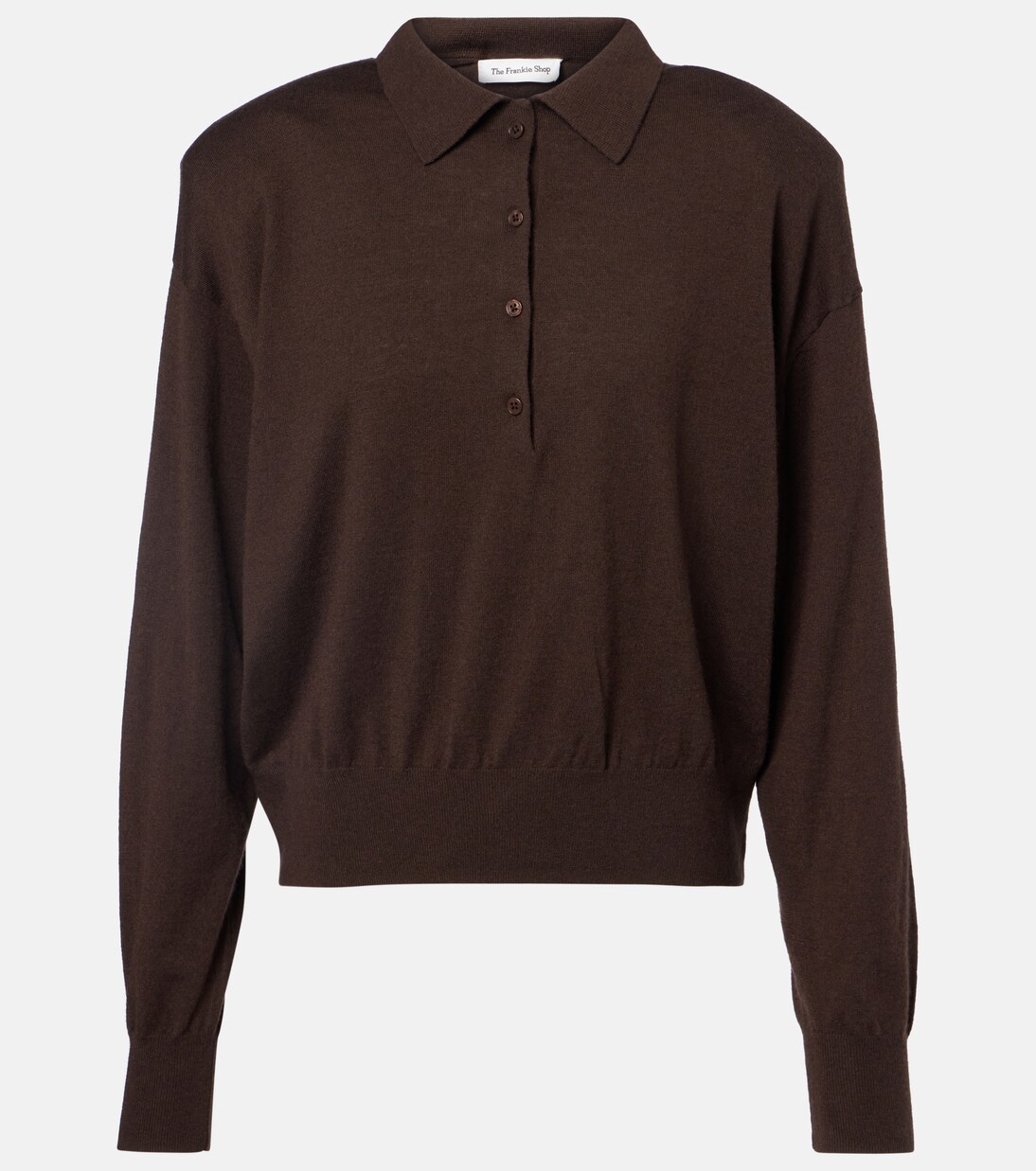 Croydon wool-blend polo sweater | The Frankie Shop