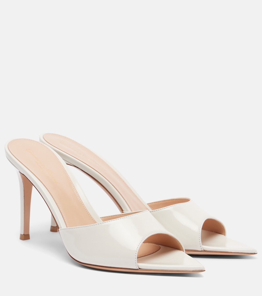 Mules Elle 85 en cuir verni | Gianvito Rossi