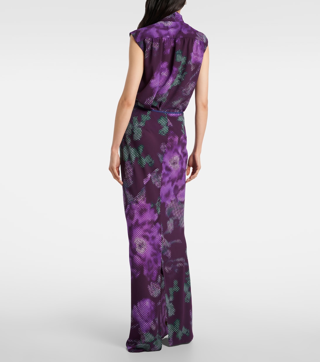 Jupe longue à fleurs | Dries Van Noten