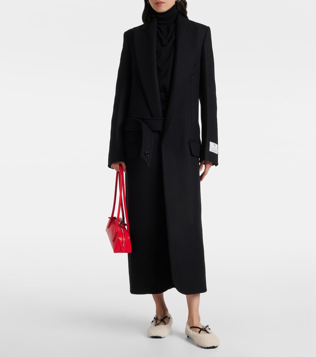 Ballerinas Eleri aus Shearling | Jimmy Choo