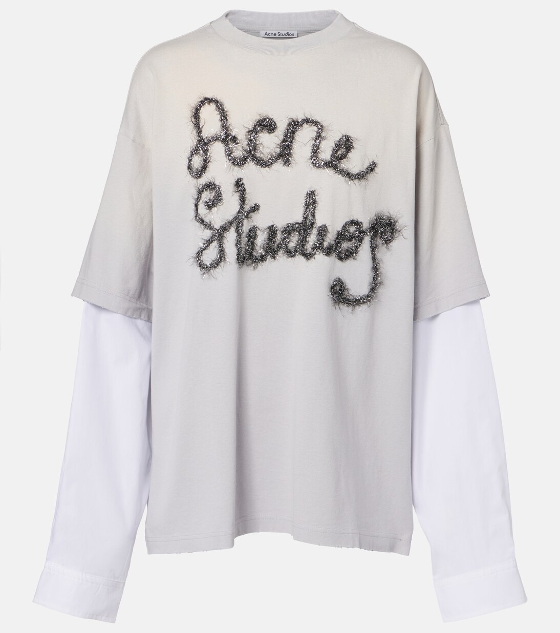 Edra layered cotton t-shirt | Acne Studios