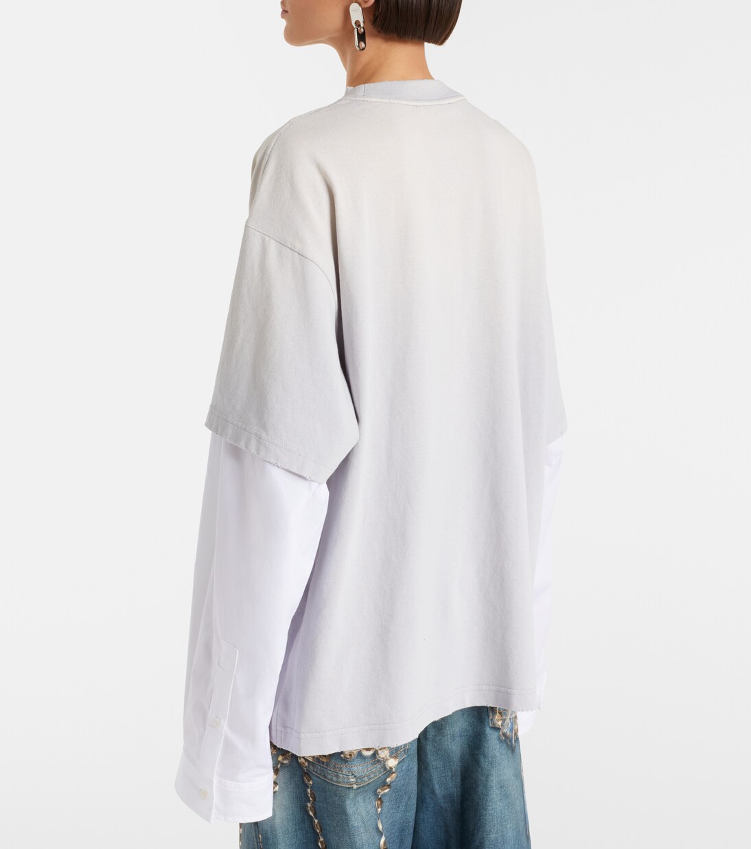 Edra layered cotton t-shirt | Acne Studios